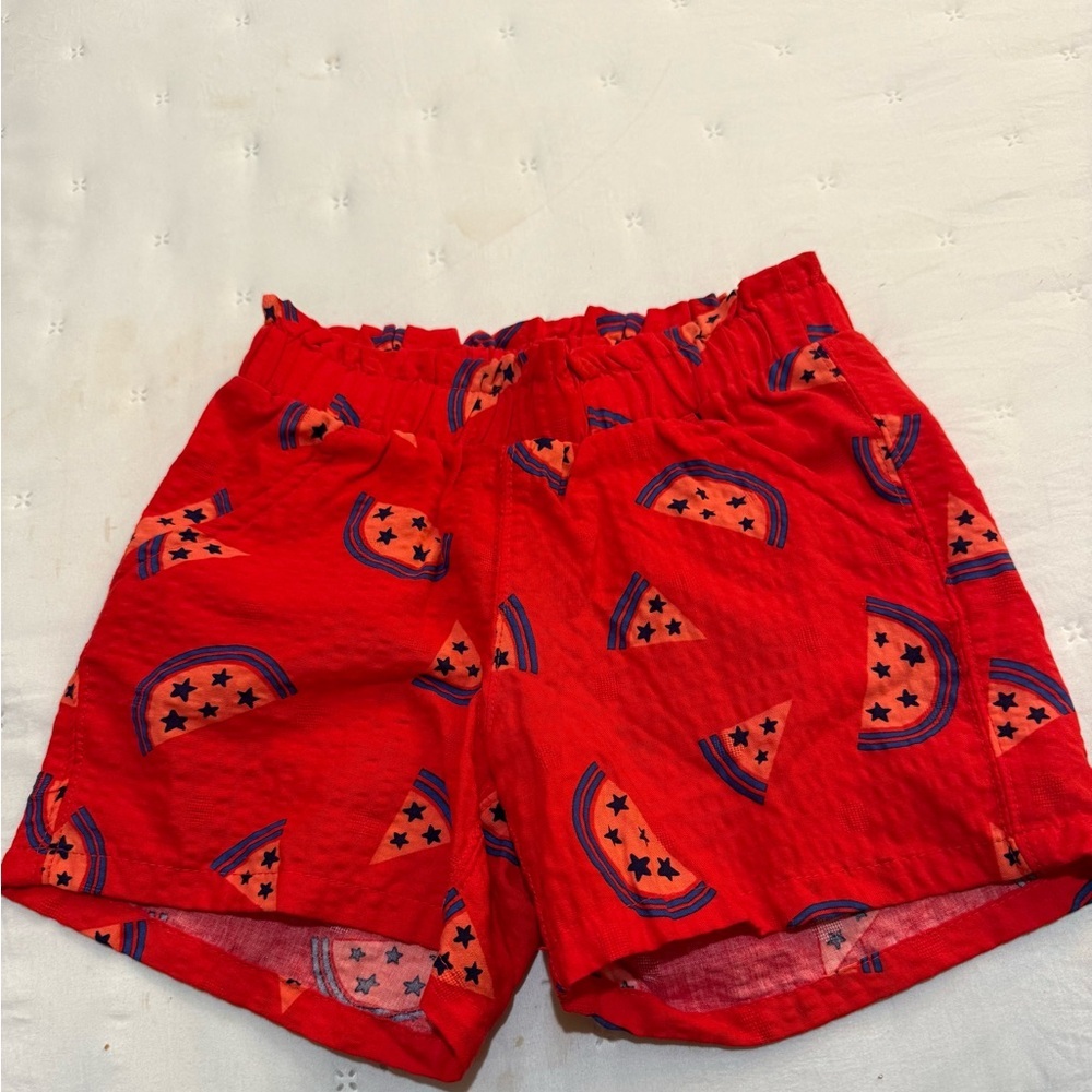 Cat & Jack Girl’s Shorts and Top Set Red and Blue Size 5T - Picture 2 of 9